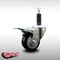 Service Caster 3'' SS Black Poly Swivel 1'' Expanding Stem Caster Total Lock Brake SCC-SSEXTTL20S314-PPUB-BLK-1 - alternate 4
